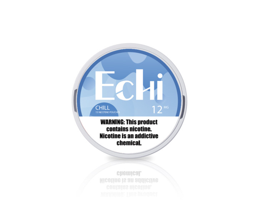 Echi Chill 12 mg Nicotine Pouches (15 cans) — can shot